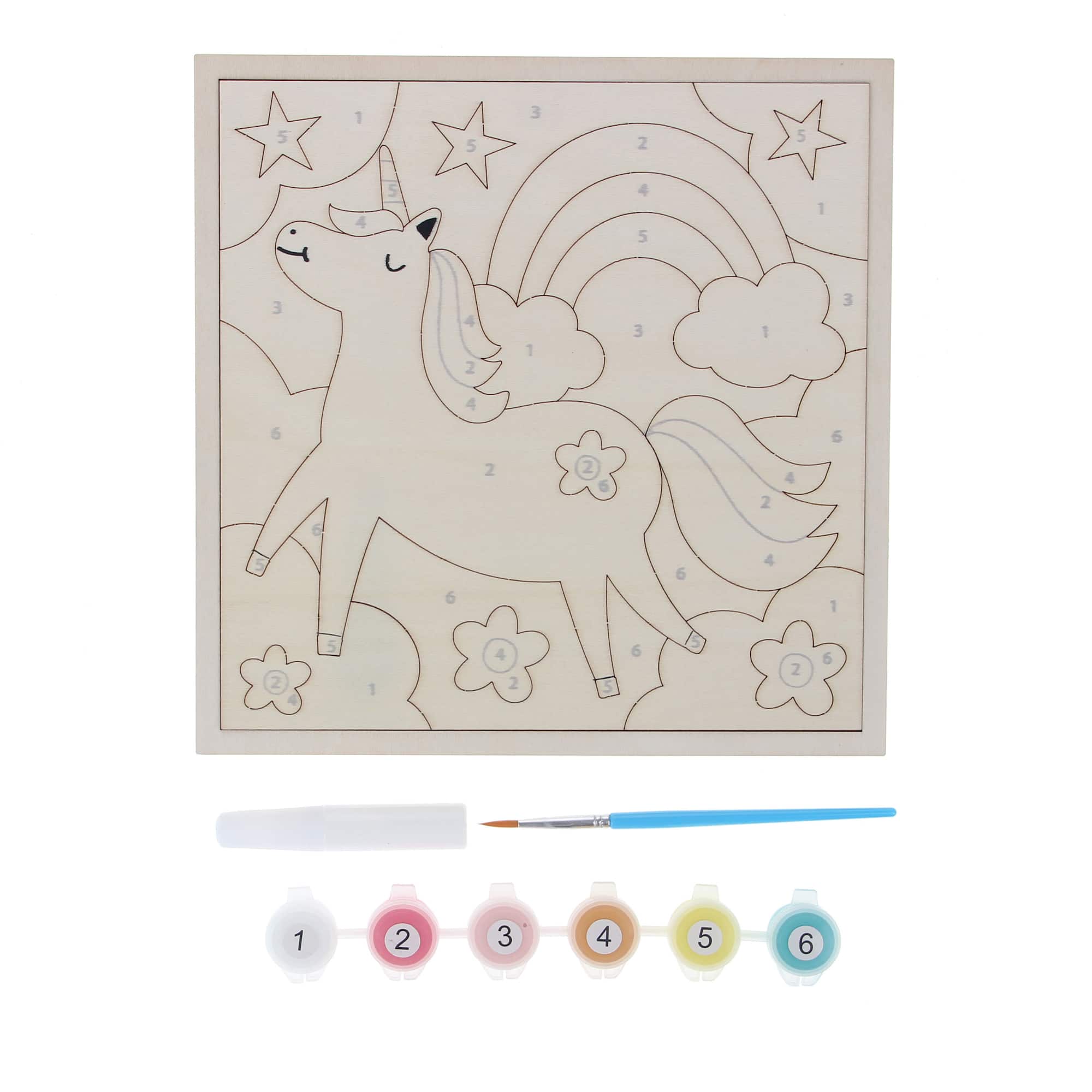 Fantasy Wood Paint-by-Number Puzzle Kit by Creatology™